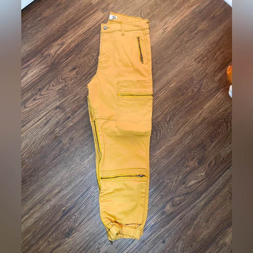 Mustard Yellow Utility Jogger Pant